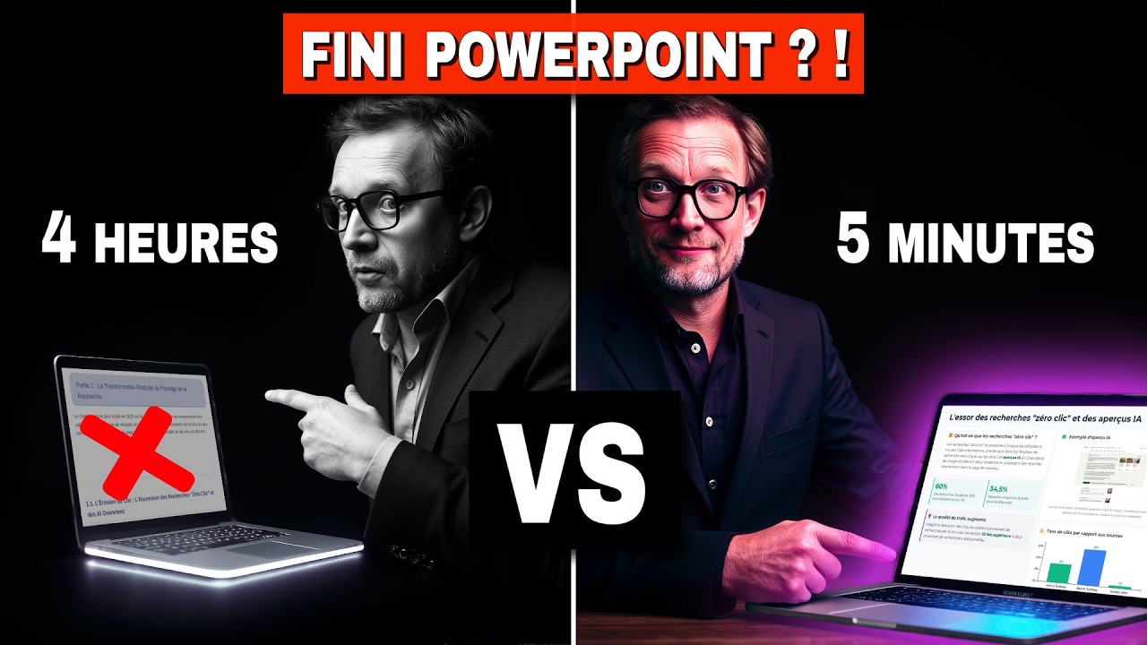 Présentation PowerPoint créée avec une intelligence artificielle